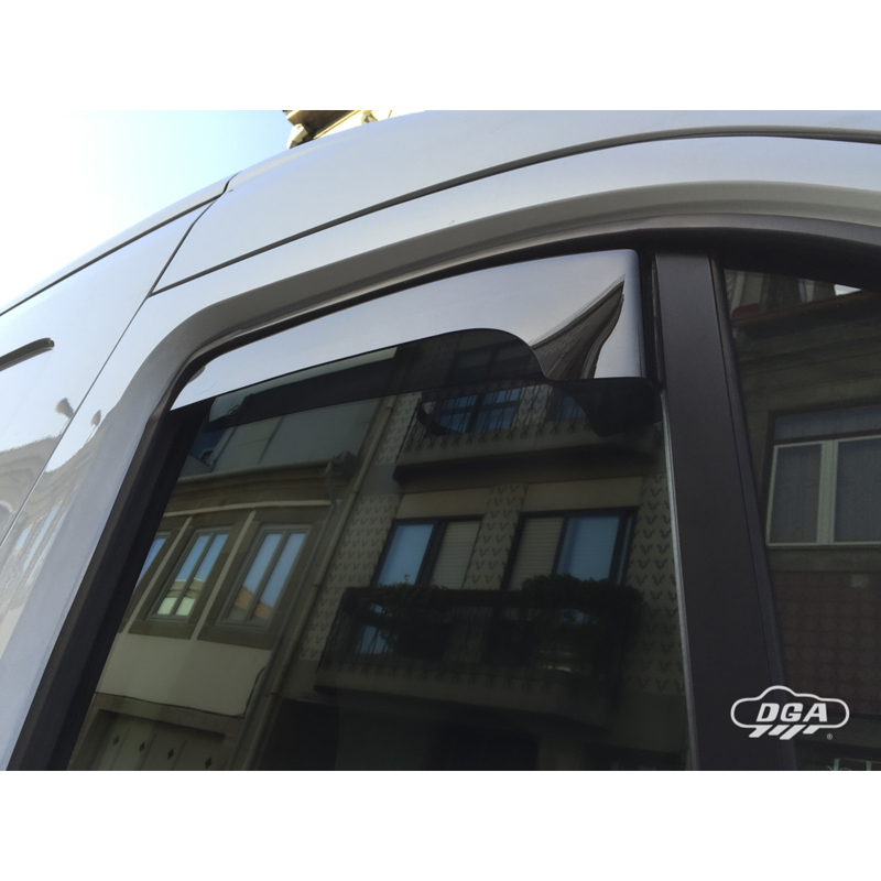 DGA Wind Deflectors  Ford Transit Custom & Tourneo Custom 2012-2023 (2-pieces / short)