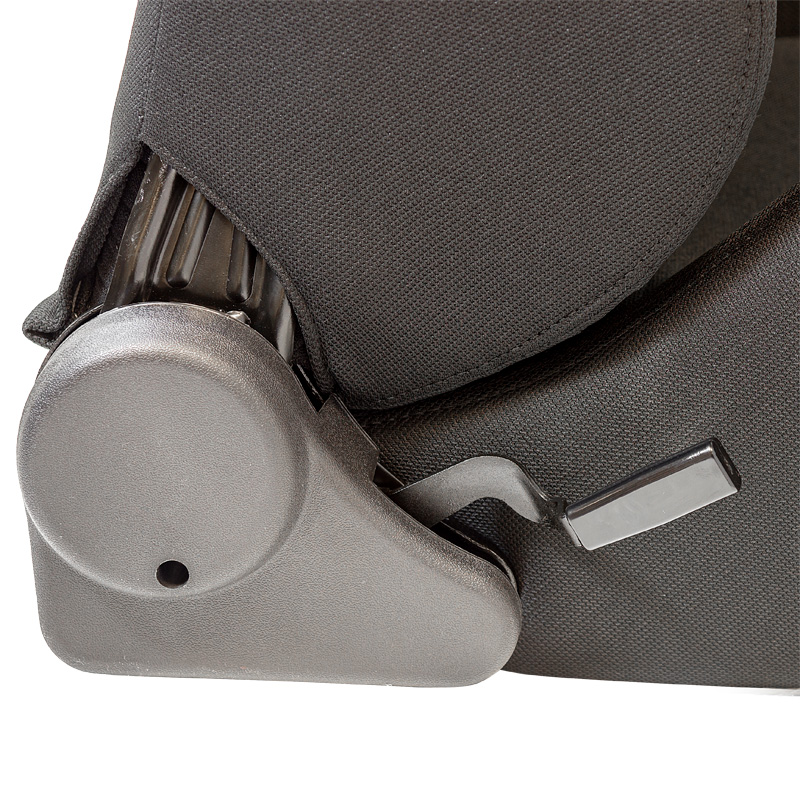 Sport seat 'Eco' - Black - Right-side reclinable back-rest - incl. slides