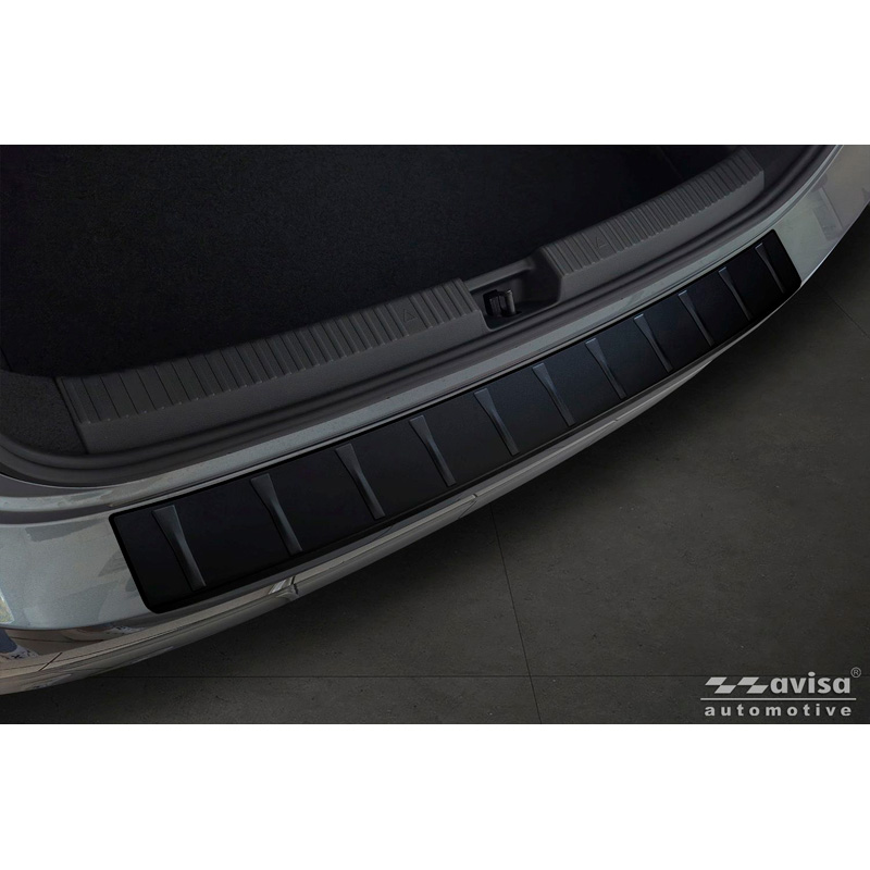 Avisa Stainless Steel Rear Bumper Protector  Skoda Superb IV Liftback 2024- - Matt Black