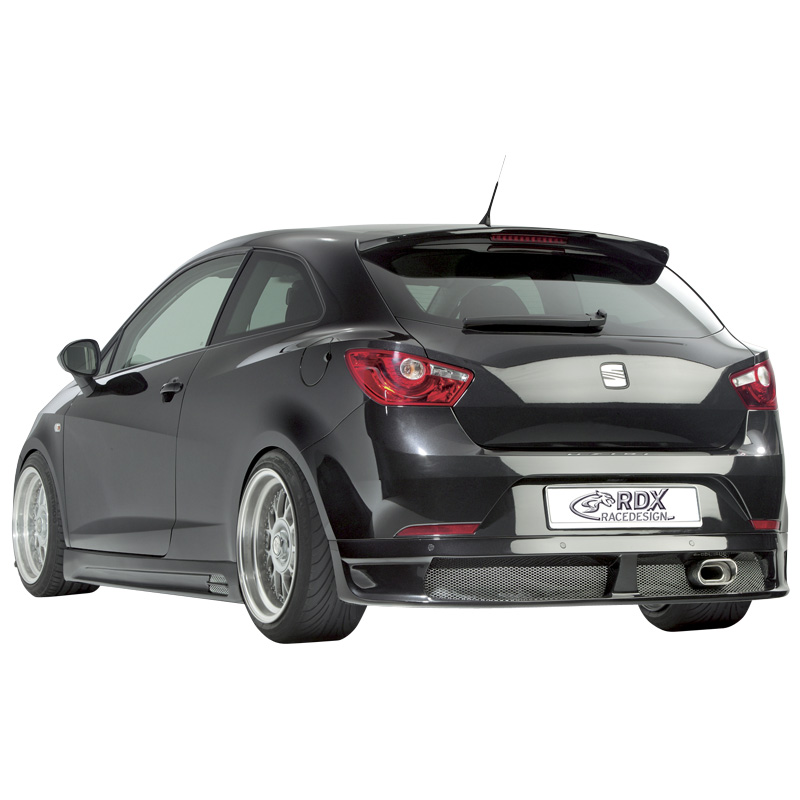 Rear bumper skirt  Seat Ibiza 6J SC 3 doors 2008-2012 excl. FR/Cupra (PU)