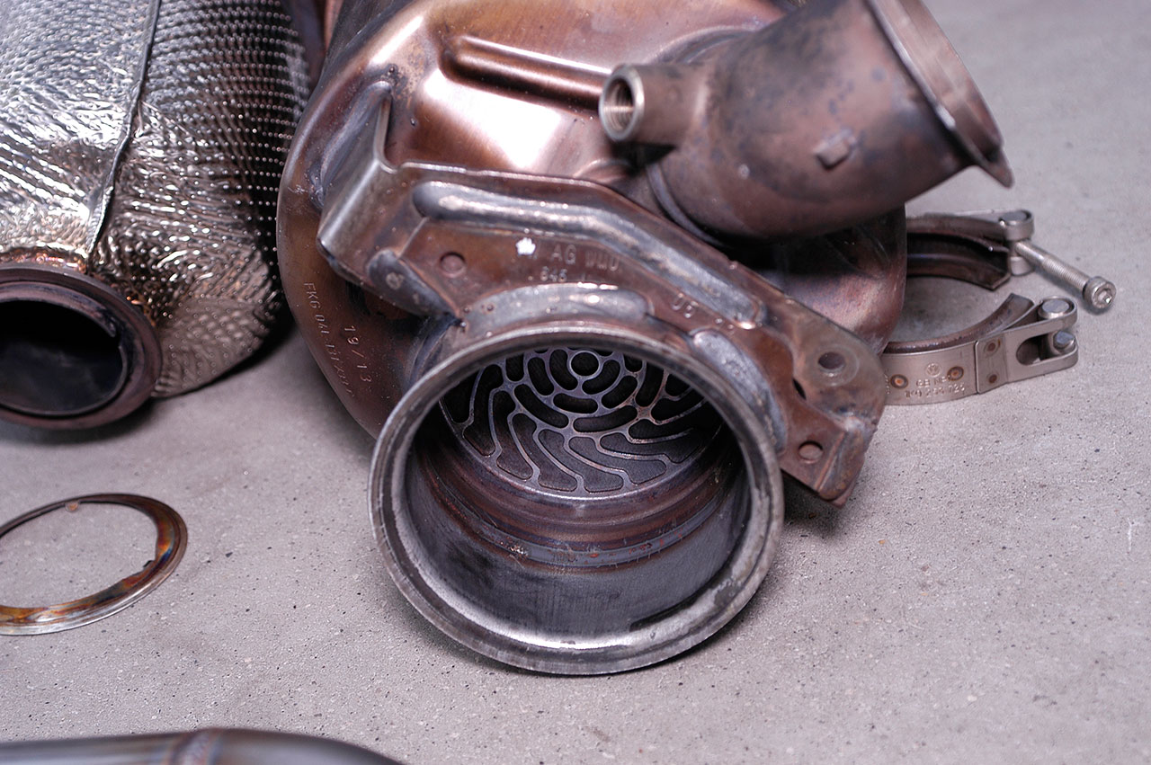 AUDI A3 8V Cabrio 1.6 TDI (110 Hp) 2013 Turbo Downpipe (replaces diesel soot filter) With sensor bun