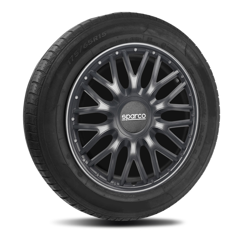 Sparco Wheel Covers Roma - 14-inch - Grey - Set of 4 pieces