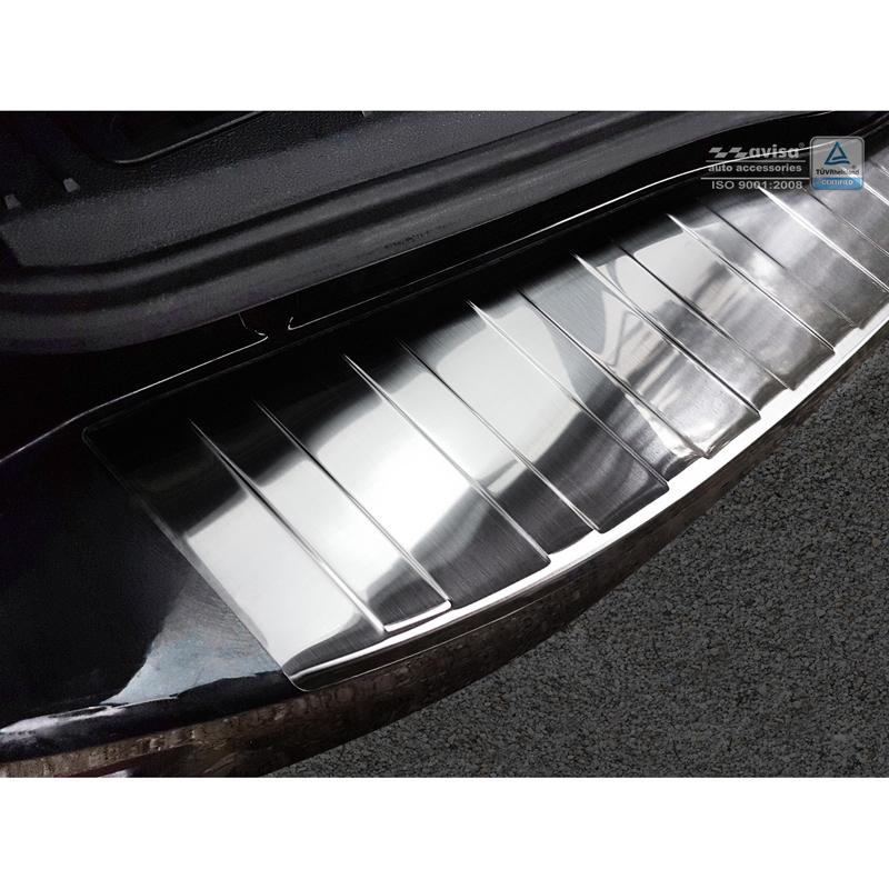 Stainless Steel Rear bumper protector  Ford Mondeo Wagon 2007-2010 'Ribs'