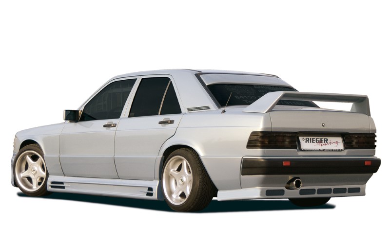 Sideskirts Mercedes W201 tot 89 with 2 schacht and 2 uitsnedes R