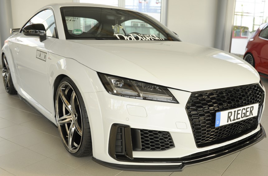 Voorspoiler passend voor Audi TT 8S/8J S-line Rieger