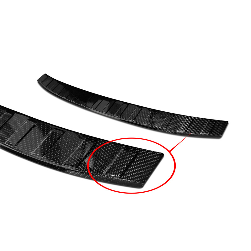 Real 3D Carbon Rear bumper protector  Volvo V90 2016-