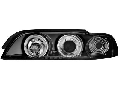 Headlights BMW E39 Angel Eyes Black SPECIAL PRICE