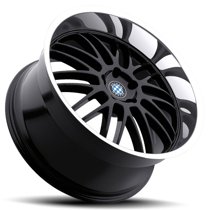 Velgen Beyern Mesh 20x8,5 5x120 ET20 Glanzend Zwart + Machined R