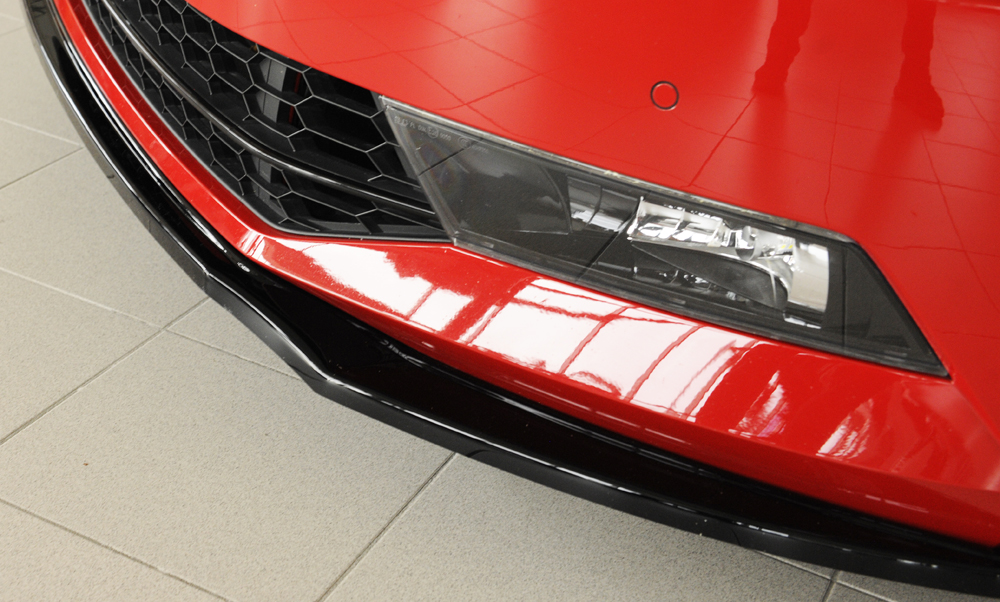 Voorspoiler passend voor Skoda Superb III 3T/3V 2013-2019 Zwart Glans Rieger