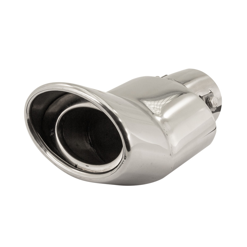 Simoni Racing Exhaust Tip Oval DTM Inox - 118x70xL160mm - Installation ->57mm