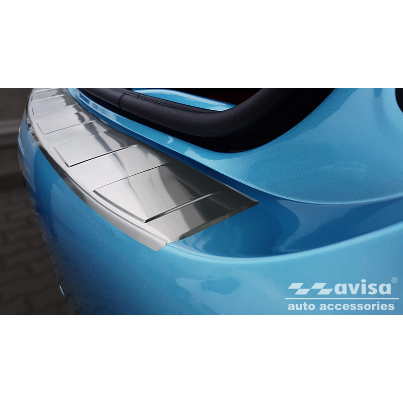 Stainless Steel Rear bumper protector  Renault Zoe II 2019- 'Ribs'