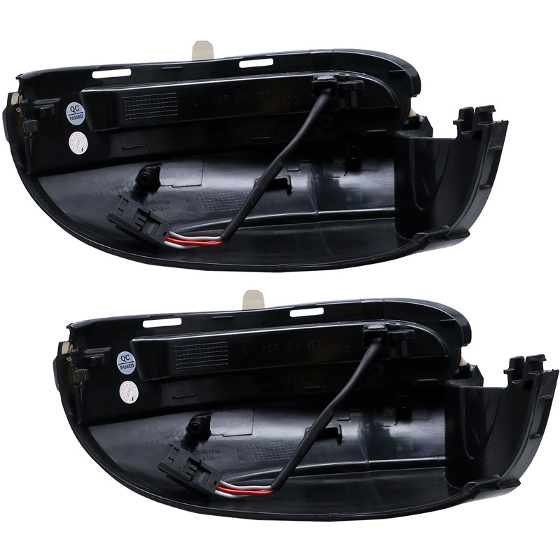Set LED Side-Mirror Indicators  Volkswagen Golf VI 2008-2012 & Touran 2010-2015 - Smoke - incl. Dynamic Running Light