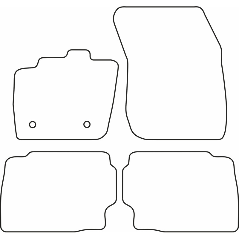 Set car mats  Ford Mondeo V 2014-