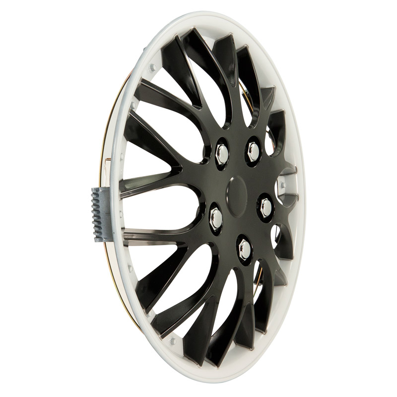 Set wheel covers Missouri 16-inch black/white rim