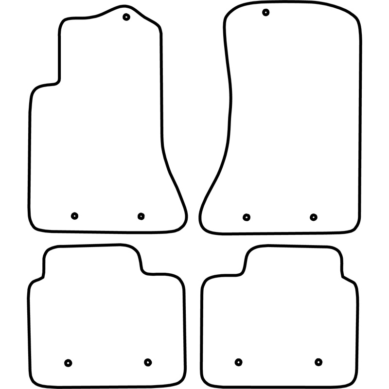 Set car mats  Opel Omega B 1994-2003