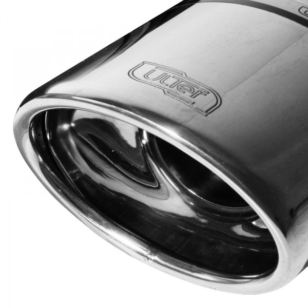 muffler VW Bora 1999-2005 sedan/variant  RVS eindstuk 120x80mm
