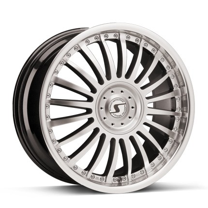 Velgen Schmidt CF-Line-1-dlg-Highglosszilver 9.5x20 5x112 ET40