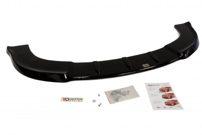 Voorspoiler passend voor Audi TT 8N Glanzend Zwart