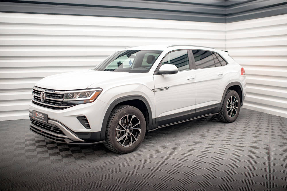 Zijskirts passend voor Volkswagen Atlas Cross Maxton Glans Zwart