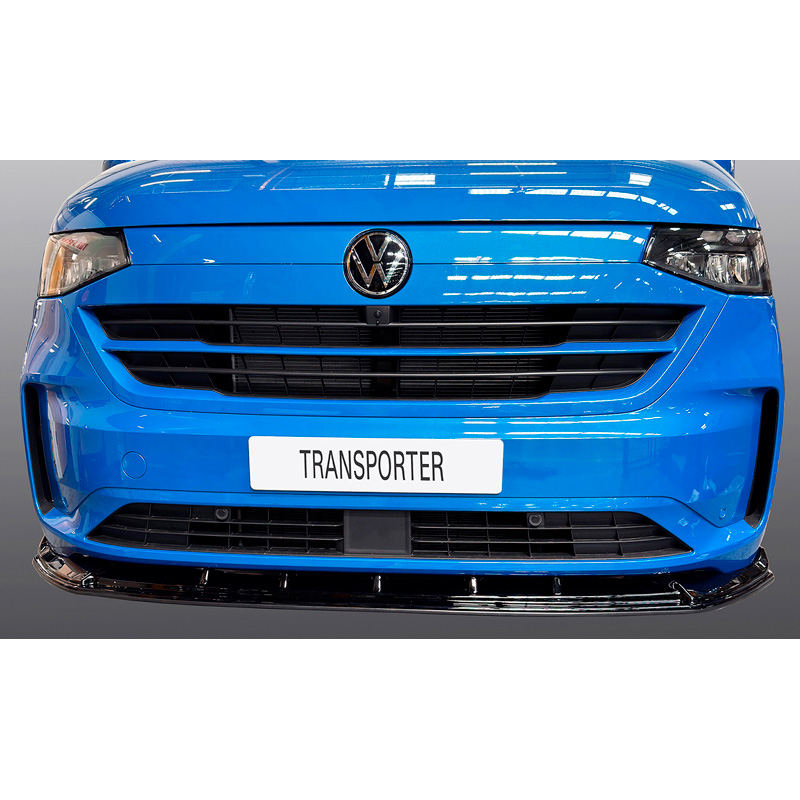 RGM Front spoiler  Volkswagen Transporter T7 2024- - Gloss Black (ABS)