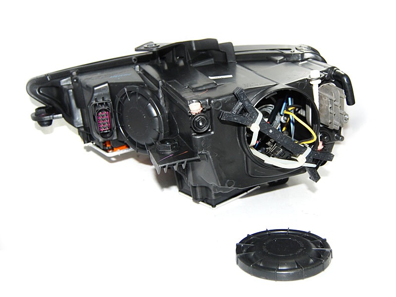Headlights AUDI A3 8V 12-16 TUBE LIGHT BLACK LED