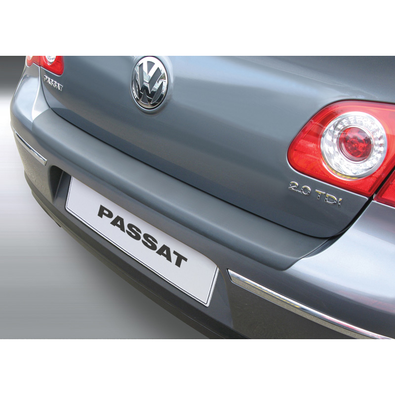 ABS Rear bumper protector  Volkswagen Passat 3C Sedan 2005-2010 Black