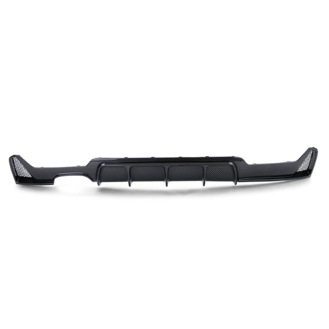 Diffuser passend voor BMW 4-serie F32 / F36 2013- Carbon Look M-Pakket Dubbel Links