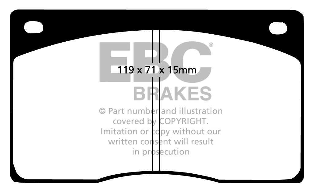 EBC Brakes ASTON MARTIN Virage/Virage Volante 5.3 89-93 Remblokk
