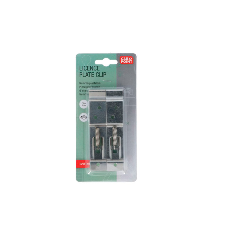 Carpoint Number Plate Clips 2-pieces