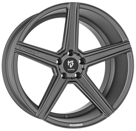 mbDESIGN KV1 Grey 9x20 5x130 ET45 Velgen