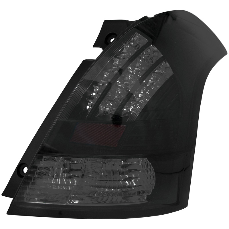 Set LED Tail Lights  Suzuki Swift II 2005-2010 - Black/Smoke