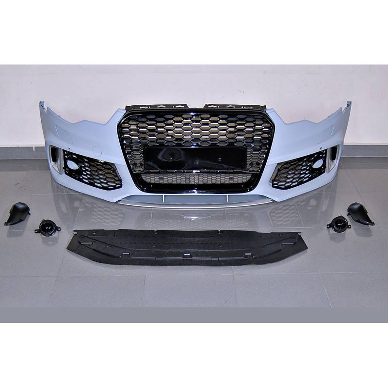 Voorbumper passend voor Audi A6 4G RS6 look Carbon compleet