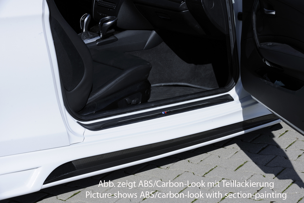 Zijskirts passend voor BMW 1 serie Rieger