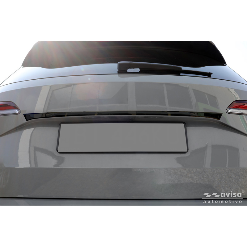 Avisa Black Chrome Stainless Steel Tailgate Trim  Skoda Karoq (NU7) Facelift 2022-