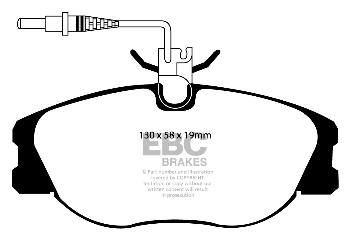EBC Brakes CITROEN Synergie/Evasion 2.0 Turbo 95-2000 Remblokken