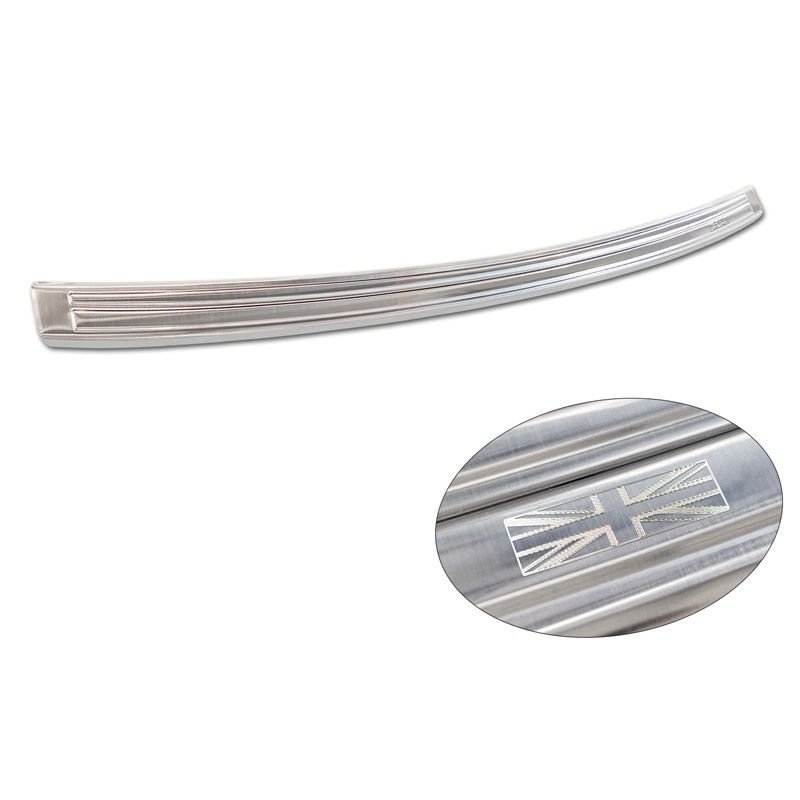 Stainless Steel Rear bumper protector  MG ZS FL 2019-2024 'British Flag'