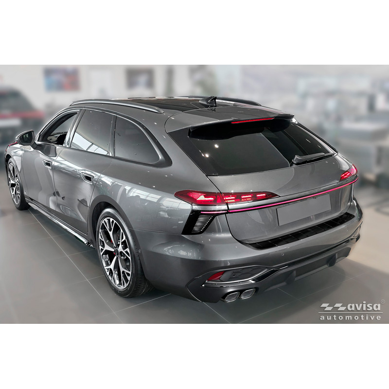 Avisa Stainless Steel Rear Bumper Protector  Audi A6 (C9) Avant S-Line 2025- - Black