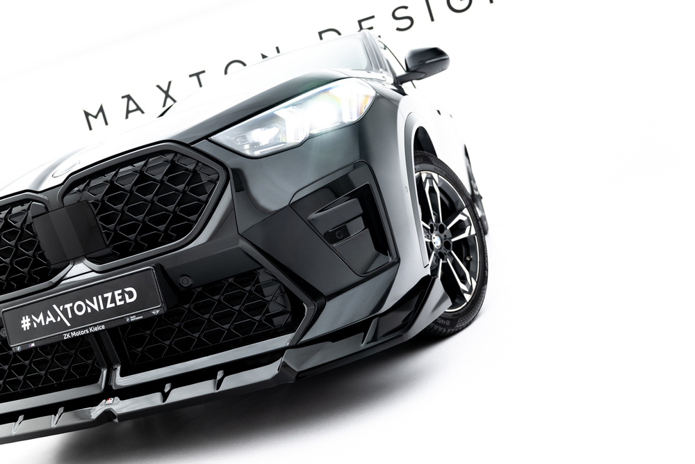 Voorspoiler BMW X2 M-Pack / iX2 U10 Maxton Glans Zwart