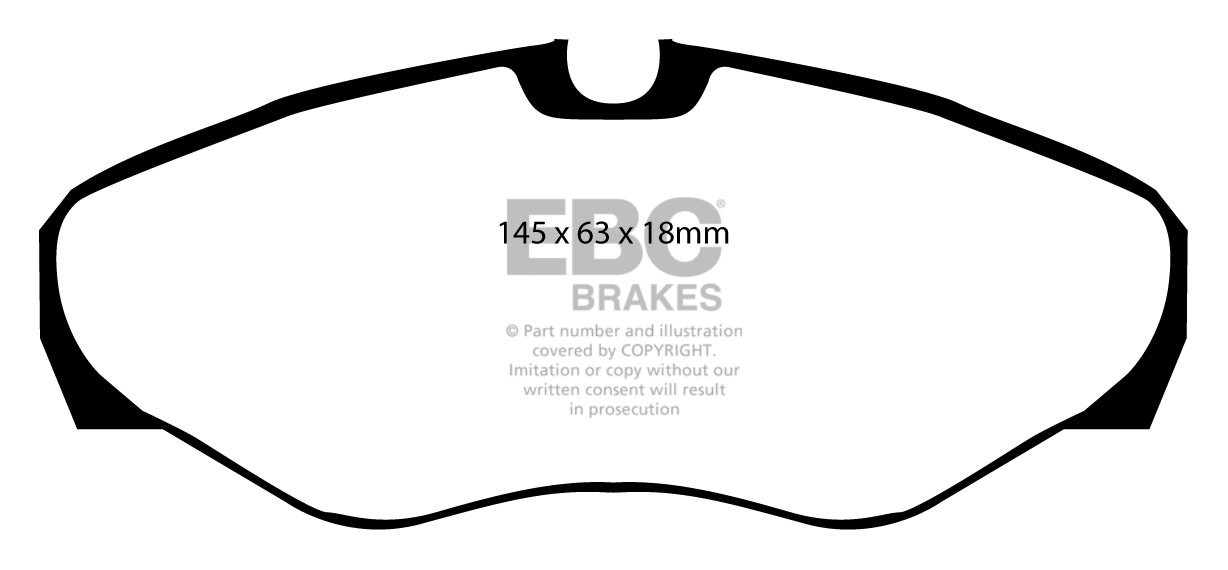 EBC Brakes NISSAN BEDRIJFSWAGEN Primastar 1.9 D 2002-.. Remblokk