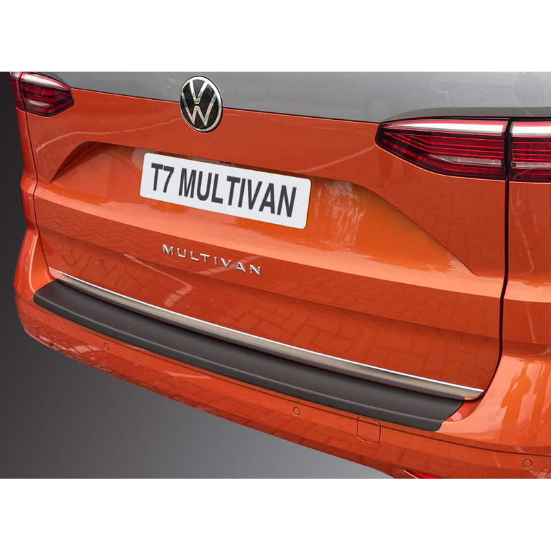 ABS Rear bumper protector  Volkswagen Multivan T7 2021- Black