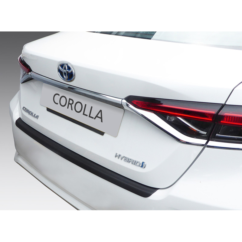 ABS Rear bumper protector  Toyota Corolla Sedan 2019- Black