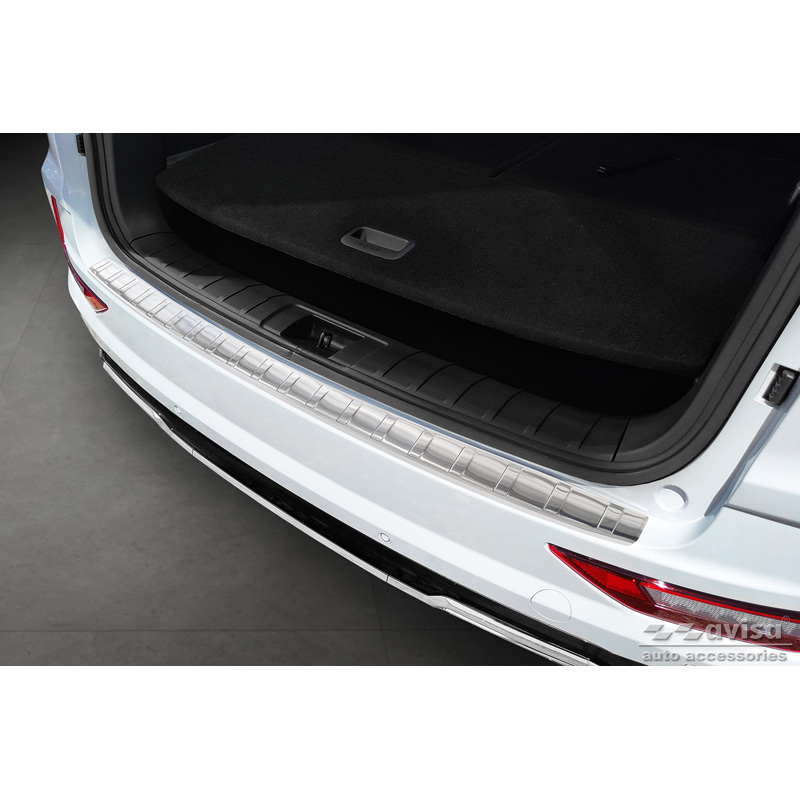 Stainless Steel Rear bumper protector  Ssangyong Rexton (YK) Facelift 2021- 'Ribs'
