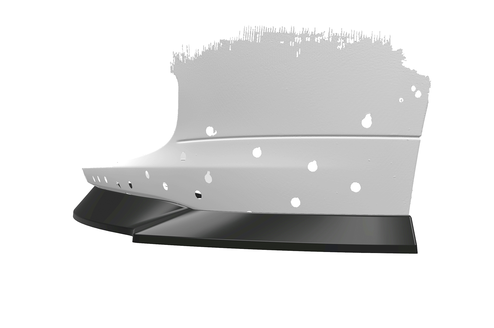 Voorspoiler passend voor BMW 5er E60/E61 Carbon Look CSR