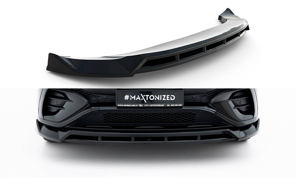 Voorspoiler passend voor Mercedes-AMG GLE 53 / AMG-Line SUV / Coupe W167 Facelift / C167 Facelift Maxton Glanzend zwart