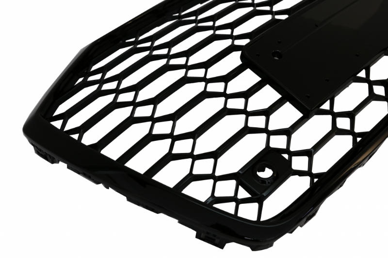 Grill passend voor Audi A6 S-Line C8 RS6 Look Glans Zwart