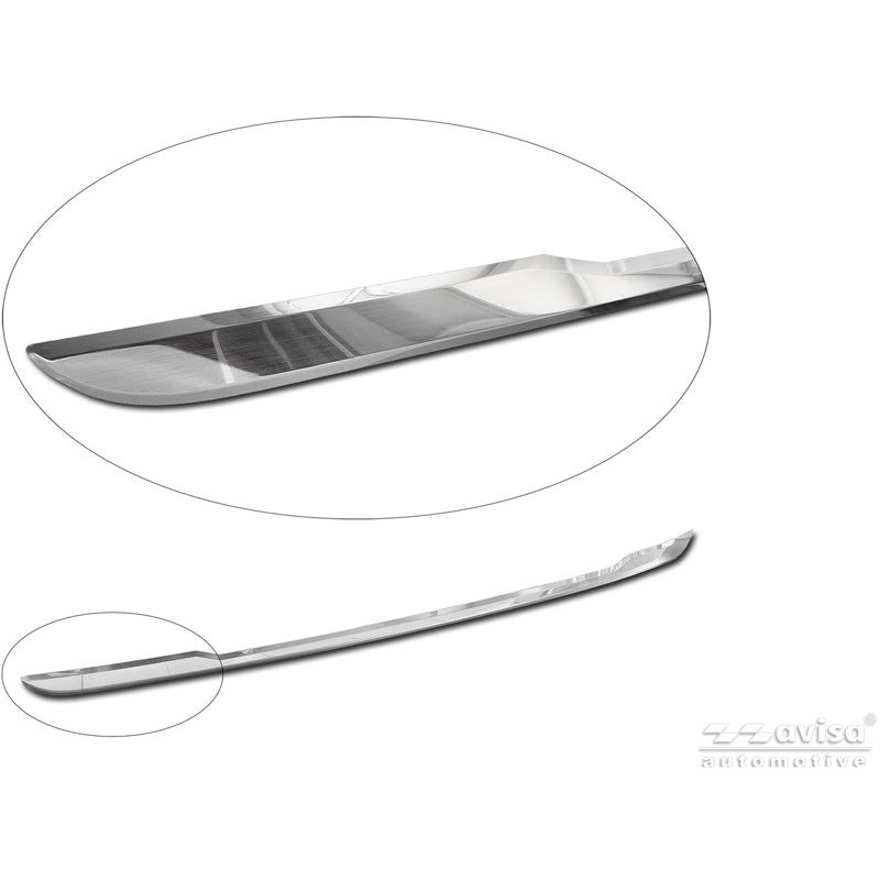 Avisa Brushed Stainless Steel Trunk Tailgate Trim Cover  Mazda CX-5 III 2025-