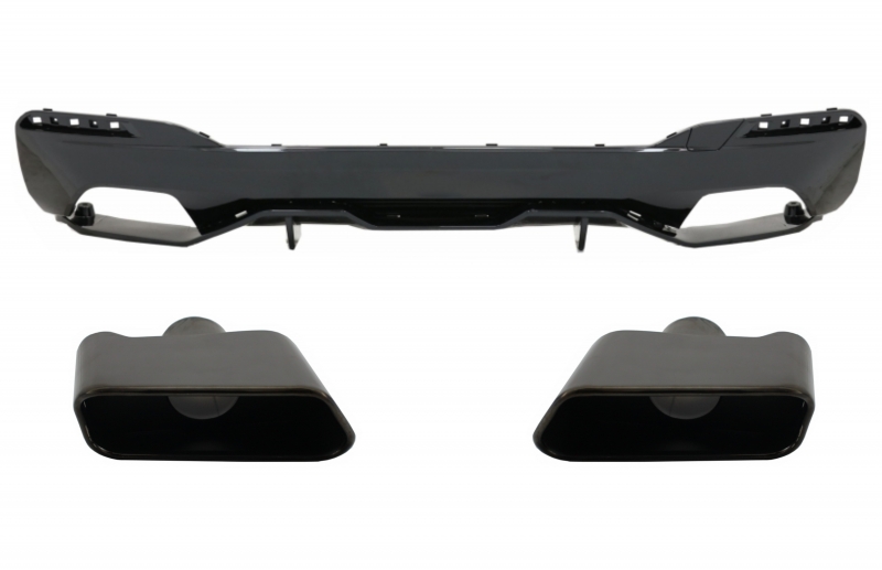 Diffuser met Sierstukken BMW G30/G31 Glossy black 17-