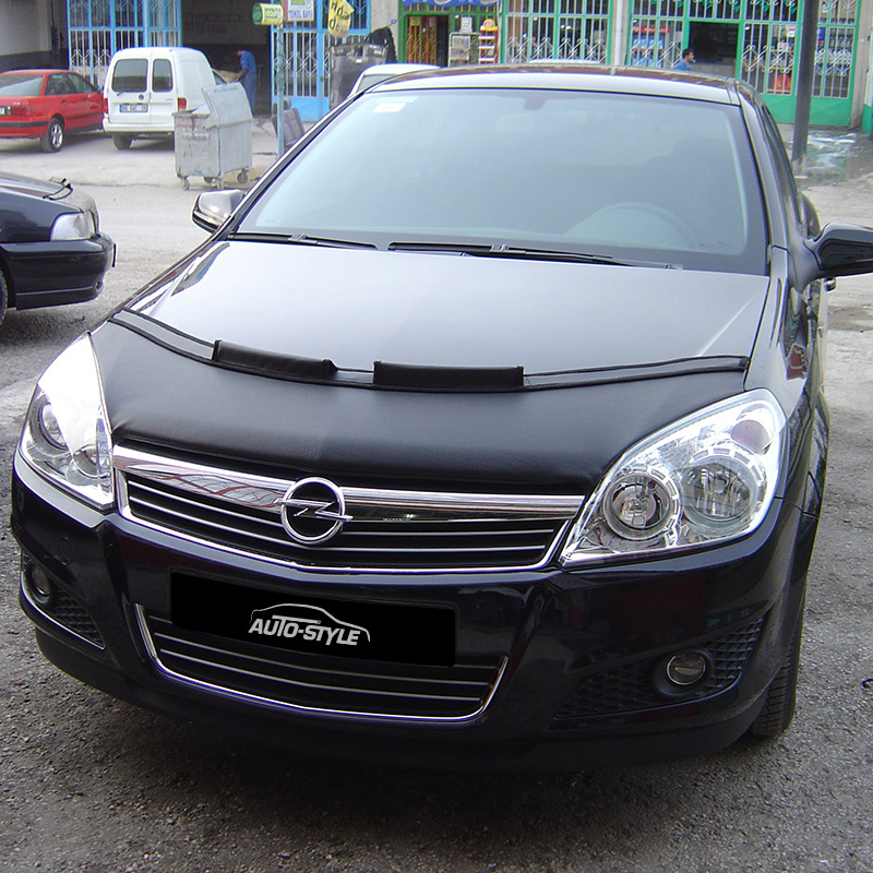 Bonnet Protector  Opel Astra H 5 doors 2004-2008 black