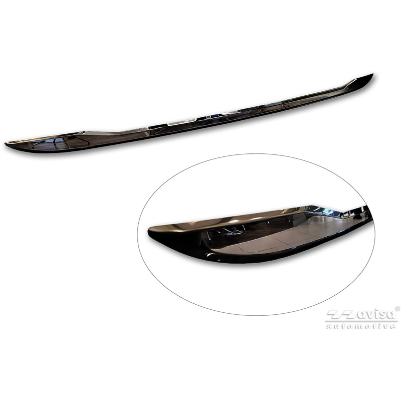 Avisa Black Chrome Stainless Steel Tailgate Trim  Toyota Yaris (P21) 2020-2024 & Facelift 2024-