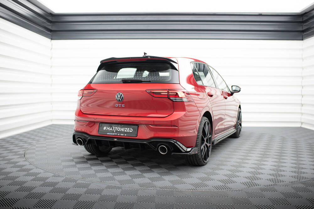 Diffuser passend voor VW Golf GTE MK8 + Zwarte Uitlaatsierstukken